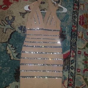 BLACK FRIDAY Small House of CB Bling Bandage Dress
